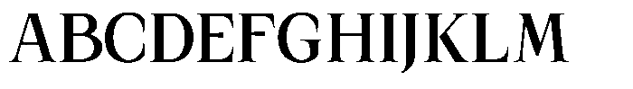 Kanellis Sem Bold Semi Condensed Font UPPERCASE