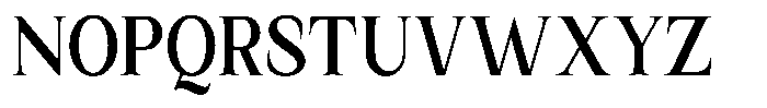 Kanellis Semi Bold Condensed Font UPPERCASE
