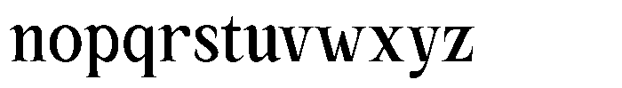 Kanellis Semi Bold Condensed Font LOWERCASE