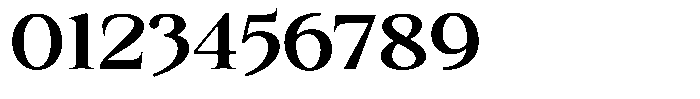 Kanellis Semi Bold Expanded Font OTHER CHARS