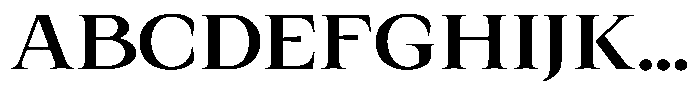 Kanellis Semi Bold Expanded Font UPPERCASE