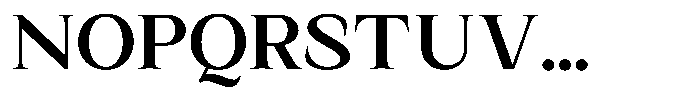 Kanellis Semi Bold Semi Expanded Font UPPERCASE