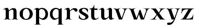 Kanellis Semi Bold Semi Expanded Font LOWERCASE