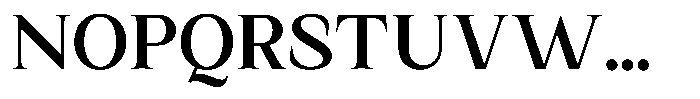 Kanellis Semi Bold Font UPPERCASE
