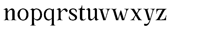 Kanellis Semi Condensed Font LOWERCASE