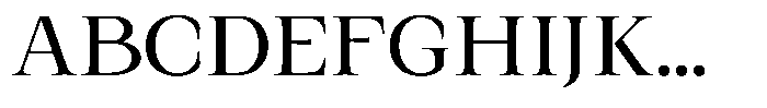 Kanellis Semi Expanded Font UPPERCASE