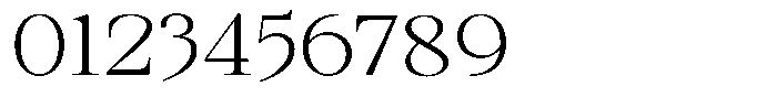 Kanellis Thin Expanded Font OTHER CHARS