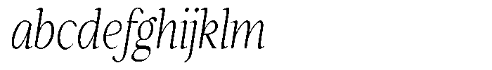Kanellis Thin Extra Condensed Italic FONT