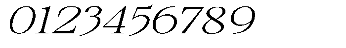Kanellis Thin Extra Exp Italic Font OTHER CHARS