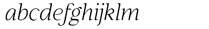 Kanellis Thin Semi Condensed Italic FONT