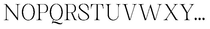 Kanellis Thin Semi Condensed Font UPPERCASE