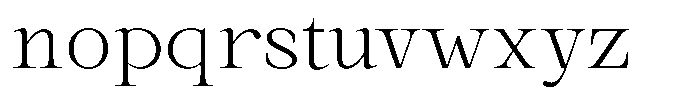 Kanellis Thin Semi Expanded Font LOWERCASE