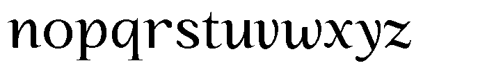 Kanellis Variable Plain Thin Font LOWERCASE