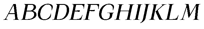 Kanellis Variable Thin Italic Font UPPERCASE