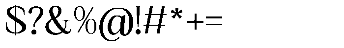 Kanellis Variable Thin Font OTHER CHARS