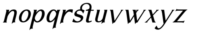 Kangen Serif Bold-Italic Font LOWERCASE