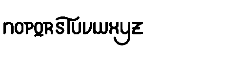 Kanita Aquieloz Regular Font LOWERCASE