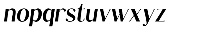 Kannesha Extra Bold Italic Font LOWERCASE