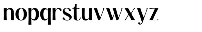 Kannesha Extra Bold Font LOWERCASE