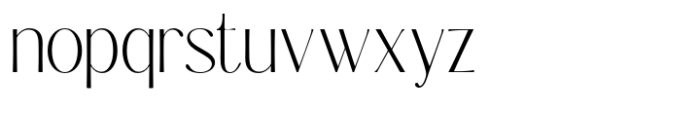 Kannesha Extra Light Font LOWERCASE