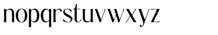 Kannesha Medium Font LOWERCASE