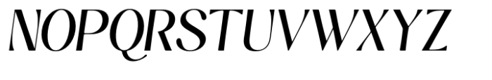 Kannesha Semi Bold Italic Font UPPERCASE