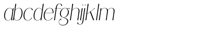 Kannesha Thin Italic FONT