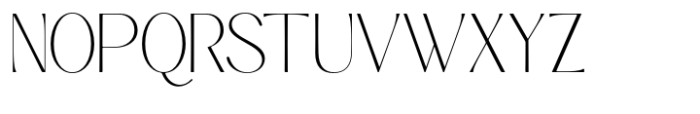 Kannesha Thin Font UPPERCASE