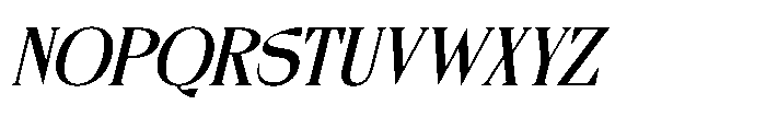 Kanoffe Dramed  Italic Italic Font UPPERCASE