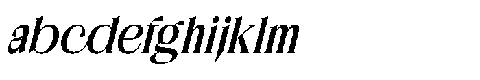 Kanoffe Dramed  Italic Italic FONT