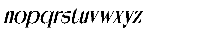 Kanoffe Dramed  Italic Italic Font LOWERCASE