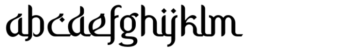 Kantata Aksara Regular Font LOWERCASE