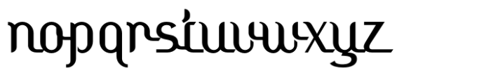 Kantata Aksara Regular Font LOWERCASE
