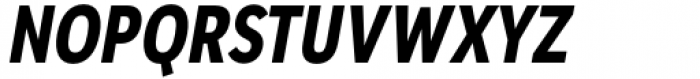 Kanyon Condensed Bold Italic Font UPPERCASE