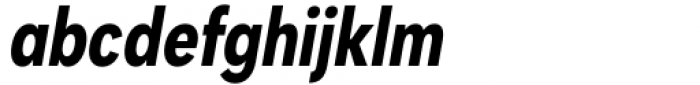 Kanyon Condensed Bold Italic Font LOWERCASE