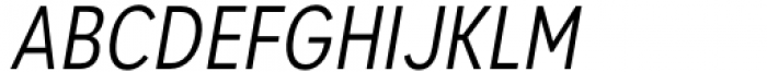 Kanyon Condensed Regular Italic Font UPPERCASE