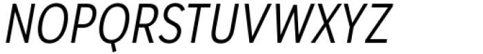 Kanyon Condensed Regular Italic Font UPPERCASE
