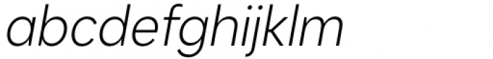Kanyon Narrow Book Italic Font LOWERCASE