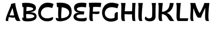 Kanzaki Regular Font UPPERCASE
