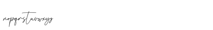 Kaori Font LOWERCASE