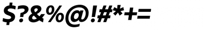 Kappa Display Extra Bold Italic Font OTHER CHARS