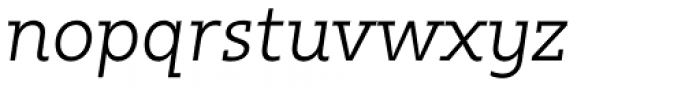 Kappa Vol2 Book Italic Font LOWERCASE