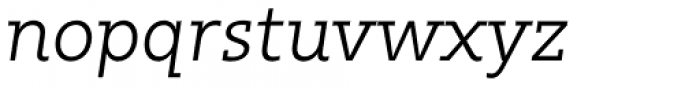 Kappa Vol2 Display Book Italic Font LOWERCASE