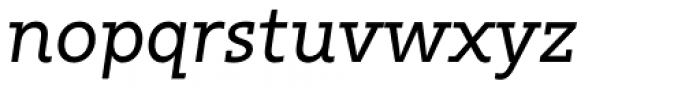 Kappa Vol2 Display Regular Italic Font LOWERCASE