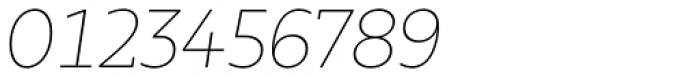 Kappa Vol2 Display Thin Italic Font OTHER CHARS