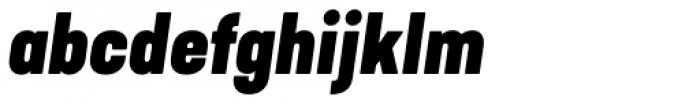 Kapra Neue Black Italic Font LOWERCASE