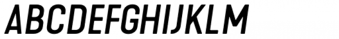 Kapra Neue Medium Expanded Italic Font UPPERCASE