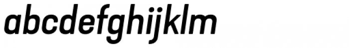 Kapra Neue Medium Expanded Italic Font LOWERCASE