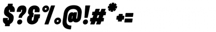Kapra Neue Pro Black Italic Condensed Rounded Font OTHER CHARS