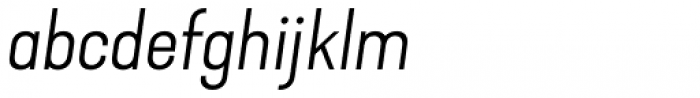 Kapra Neue Pro Light Italic Expanded Font LOWERCASE